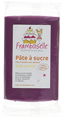 Framboiselle Pâte à Sucre Violet 250 g - Lot de 4