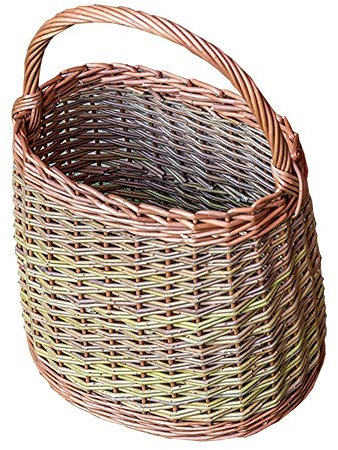 Red Hamper Wicker Orchard Collecting Basket, Wicker, Brown, 34 x 34 x 20 cm