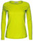 LessThanTenQuid Ladies Womens Plain Stretchy Long Sleeve Round Neck Top UK Sizes 8-24 (Yellow, 16-18)