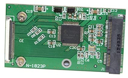 LeHang Mini PCI-E Msata SSD auf 40-polige ZIF-Adapterkarte