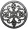 Sungmor Heavy Duty Cast Iron Round Metal Trivet,Rustproof Black Racks Stands Holders for Hot Pans or Teapot,Kitchen or Dinning Table Decorations