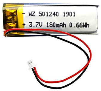 3,7 V Lithium-Polymer-Batterie 501240-170 mAh wiederaufladbare LED-Batterie