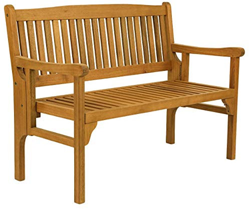 Klappbank Folding Chair Gartenbank 2-Sitzer klappbar Holz Akazie Garten Balkon