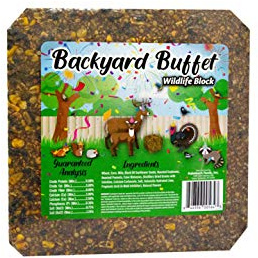 Kalmbach Feeds Backyard Buffet Treat Block for All Kinds of Wildlife, 20 lb