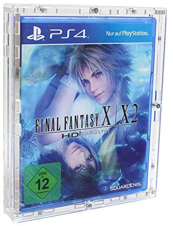 Zeigis Verschraubtes Acrylcase aus Acrylglas für EIN Playstation 4 / PS4 Spiel in OVP/Schutzbox/Protector/UV-Schutz/Transparent/Games