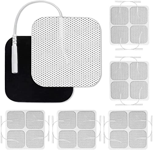 VYTALINE TENS Electrode Pads 5x5cm (20 Pack) Medical Grade Self Adhesive Electrotherapy Patches, Latex Free Replacement Electrodes for TENS EMS Muscle Stimulator