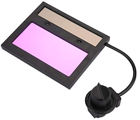 Natudeco Lentes de Casco de Soldadura TX600D Vista Grande Solar Auto oscurecimiento Gafas de soldadura Lente de seguridad montada en la cabeza Soldador de protección Atenuación Máscara Protectora