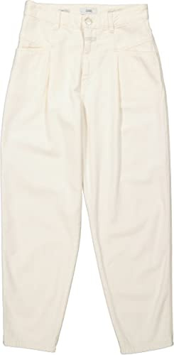 Closed Damen Jeans Pearl Hetirage Fit Creme