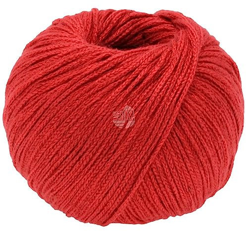 LANA GROSSA Linarte | Moderner Baumwoll/Leinen-Klassiker | Handstrickgarn aus 40% Microfaser (Viscose), 30% Baumwolle, 20% Leinen & 10% Polyamid | 50g Wolle zum Stricken & Häkeln | 125m Garn FB320