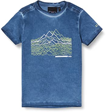 CMP - Children's T-Shirt Dusty Blue, 110, Dusty Blue, 110 cm