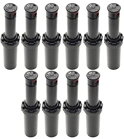 [Pack 10] Aspersor Toro Mini-8 ½ + Toberas - Aspersor turbina MINI8. Alcance 6 a 10,70 m - Rosca 1/2 Hembra - Aspersor Mini 8 de turbina para Zonas pequeñas de riego