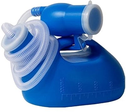 # Orinatoi Per Gli Uomini 2000ml Bottiglia Per Gli Uomini Maschio Portatile Pipì Bottiglia Lungo Tubo Con Coperchio Per Campeggio Auto Viaggi Urinazione Di Emergenza, Blu, Taglia unica