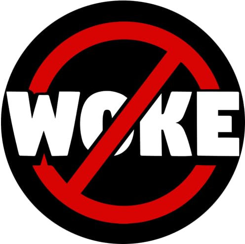 Anti Woke Wokismus Aufkleber 10 cm