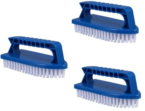 BESPORTBLE 3St Hand-Pool-Reinigungsbürste Fliesenbürste Fensterbürste Teppichreiniger Bodenreiniger Bürste für Fliesen Poolbürste Waschbecken Waschmittel Reinigungsgeräte Wäscher Plastik