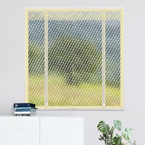 Fenster-Isolierfolie,Wärmeschutz Vorhang Kälteschutz Thermo Vorhang Kunststoff Weich Folie Windschutzscheibe Seal Windows Folie,Einfach Öffnen Ventilatio (50x60cm)
