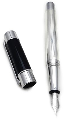 Generic Füllfederhalter, Silber, 14 mm, 68 Gramm, inkl. Schatulle