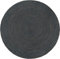 Gifiie Jute Teppich, handgewebt aus 100% Jute – ideal für Wohnzimmer, Schlafzimmer und Flur, perfekt als dekoratives. (Anthrazit, 150CM)
