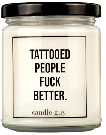 candle guy Duftkerze im Glas [Brennzeit 70h] - Duft-Kerze handgemacht mit Spruch | Freches Geschenk für Frauen, Freundin, Geburtstag | 100% Sojawachs, schöne natürliche Düfte mit ätherischem Öl
