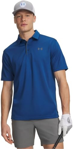 Under Armour Tech Poloshirt, Varsity Blue/Pitch Gray/Pitch Grey, Größe 3XL