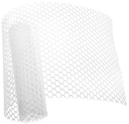 EXCEART Plastiknetz sicherheitsnetz schutznetz balkonnetz für haustiere Plastikzaun Gitterzaun Maschendrahtzaun aus Kunststoff Kunststoff-Maschendrahtzaun Plastikgartenzaun pp Weiß