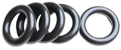 Dichtungsscheibe, O-Ring aus Nitrilkautschuk, 10 Stück NBR-O-Ring-Dichtung CS 3,5 mm AD 34–45 mm Schwarz runde Form Nitril-Butadien-Kautschuk-Abstandshalter Ölbeständige Unterlegscheibe(OD 36MM-3.5MM)