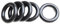 Dichtungsscheibe, O-Ring aus Nitrilkautschuk, 10 Stück NBR-O-Ring-Dichtung CS 3,5 mm AD 34–45 mm Schwarz runde Form Nitril-Butadien-Kautschuk-Abstandshalter Ölbeständige Unterlegscheibe(OD 36MM-3.5MM)