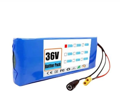 36V 20AH 10S1P wasserdichte Lithium-Ionen-Akkus Batterien Mit 42V 2A Ladegerät Ersatzbatterien Geeignet Für Roller Rollstühle Und Spielzeugautos T