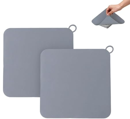 2 Valvula Antiolores Ducha, Tapa Sumidero Ducha de Silicona （20 x 20 cm,） Diseñada para Evitar Olores Desagradables y Mantener el Sumidero Limpio, Compatible con la Mayoría de los Desagües de Ducha