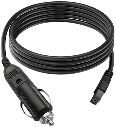 12V Kühlbox KFZ Ersatzkabel, 1,8m Zigarettenanzünder Stecker | Auto Kühlschrank Netzteilkabel Ladegerät, Universelles Verlängerungskabel für Kühlbox Dometic, Alpicool, Waeco CF, ARB