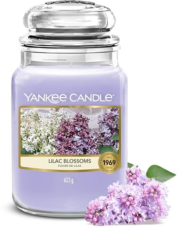 Yankee Candle Scented Candle | Lilac Blossoms Large Jar | Long Burning Candles: up to 150 Hours | Perfect Gifts for Women