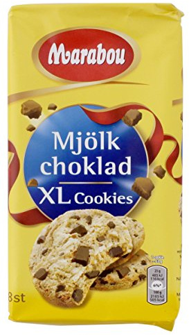 Marabou - Mjölkchoklad XLCookies - 8St