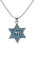 My Shape Jüdischer Davidstern Chai Lebensanhänger, jüdischer Kaddalah-Halskette, religiöser Schmuck, S, Emaille
