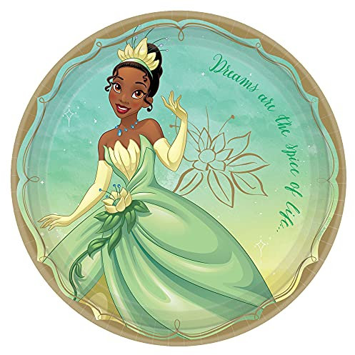 Disney Princess And The Frog Tiana Large Once Upon A Time Lunch Plates (8)