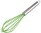 sourcing map Egg Whisk Stainless Steel Whisk Mixer Kitchen Utensil for Blending, Whisking, Beating and Stirring Green