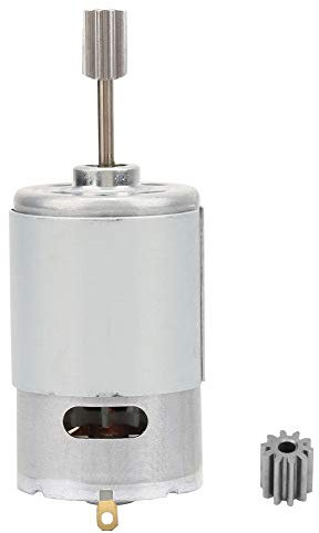 RS550 12 V Micro Moteur de Haute Vitesse pour Voiture Électrique Jouet Enfants Moto avec 2 pcs Tête de Dent(550-10000)