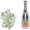 Sortiment Champagner Veuve Clicquot - Reichhaltiger Rosé & 150 g zarte weiße Nougadets - Jonquier Deux Frères