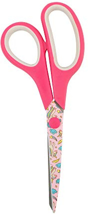 Singer 428 7 ¾” Scissors, printed non-stick blades, unicorn print Schere, multi