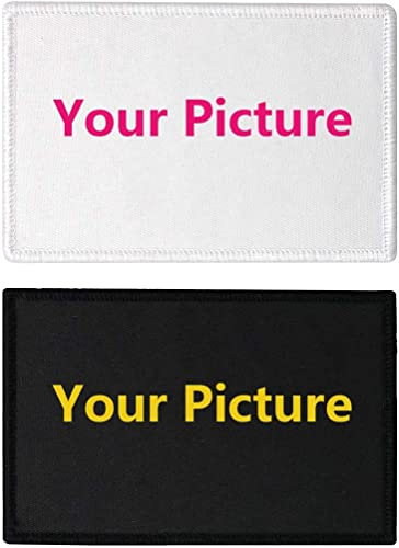 Custom Your Image,Custom Tactical Hook Backing Patches,Custom Rectangle Printing Club School Company Logo Badge Patch