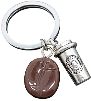 SOIMISS Porte-clés Alliage Forme Grain De Café Décoration Pratique Et Résistante Pour Transporter Et Offrir