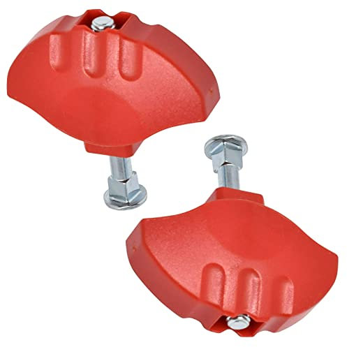SPARES2GO Handle Knob Wing Nut Bolt Clamp compatible with Bosch Rotak 32 32R 340 36 37 40 400 43 Lawnmower (Pack of 2)