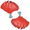 SPARES2GO Handle Knob Wing Nut Bolt Clamp compatible with Bosch Rotak 32 32R 340 36 37 40 400 43 Lawnmower (Pack of 2)