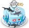 Morofme Shark Cake Toppers 9pcs, Shark Birthday Cake Cupcake Topper Mini Toy Figurines, Shark Cake Decoration for Under the Sea Ocean Shark UnderwaterTheme Birthday Baby Shower Party Supplies