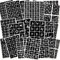 ChurlChurl Tattoo Schablone Kit, 20 Blatt Henna Schablonen Wiederverwendbare Temporäre Tattoo Schablonen für Frauen Mädchen Teens Face Paint Body Art Glitter Tattoo Schablonen