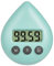 SPORTARC Küchentimer, wasserdicht, digital, Duschtimer, 5 Farben, Wassertropfenform, energiesparend, digitaler Timer mit Saugnapf zum Kochen, Dusche, Badezimmer, Fitnessstudio, Klassenzimmer