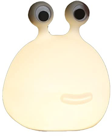Spacnana Slug Nachtlicht, Kinderzimmerlampe, Silikon-Nachtlicht, Niedliche Tier-Nachttischlampe für Schlafzimmer