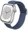 RhinoShield Correa trenzada Apple Watch Series 1/2/3(38mm)+S4/5/6/SE(40mm)+S7/8/9(41mm)+S10(42mm) | Repelente al agua y al sudor. Suave y elástica - Azul Marino