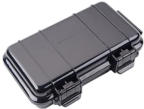 SEIWEI Survival-Aufbewahrungsbox, 190 mm, wasserdicht, stoßfest, trockene Aufbewahrungsbox, Hartplastik-Schutzgriff, Touch-Handyhülle