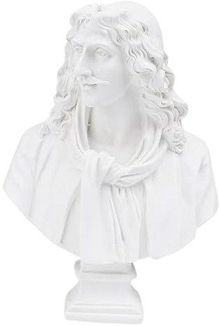 COLLBATH Vintage Resin Männer Büste Skulptur Ornament Aus Kunstharz Realistische Plaster Figur Für Künstler Elegante Heimdekoration Im Europäischen Stil Für Wohnzimmer Und Arbeitszimmer