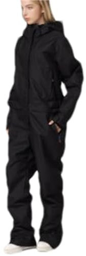 Einteiliger Skianzug Herren und Damen Anzug Wasserdicht Outdoor Overall Dicker Winter Warm Snowboard Set, 3, L