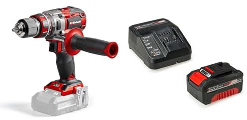 Einhell Professional Akku-Schlagbohrschrauber TP-CD 18/80 Li-i BL Power X-Change (18 V, Brushless, 80 Nm, Schlagbohrfunktion, 13 mm Bohrfutter, 2 Gang, inkl. 4,0 Ah Akku und Ladegerät)